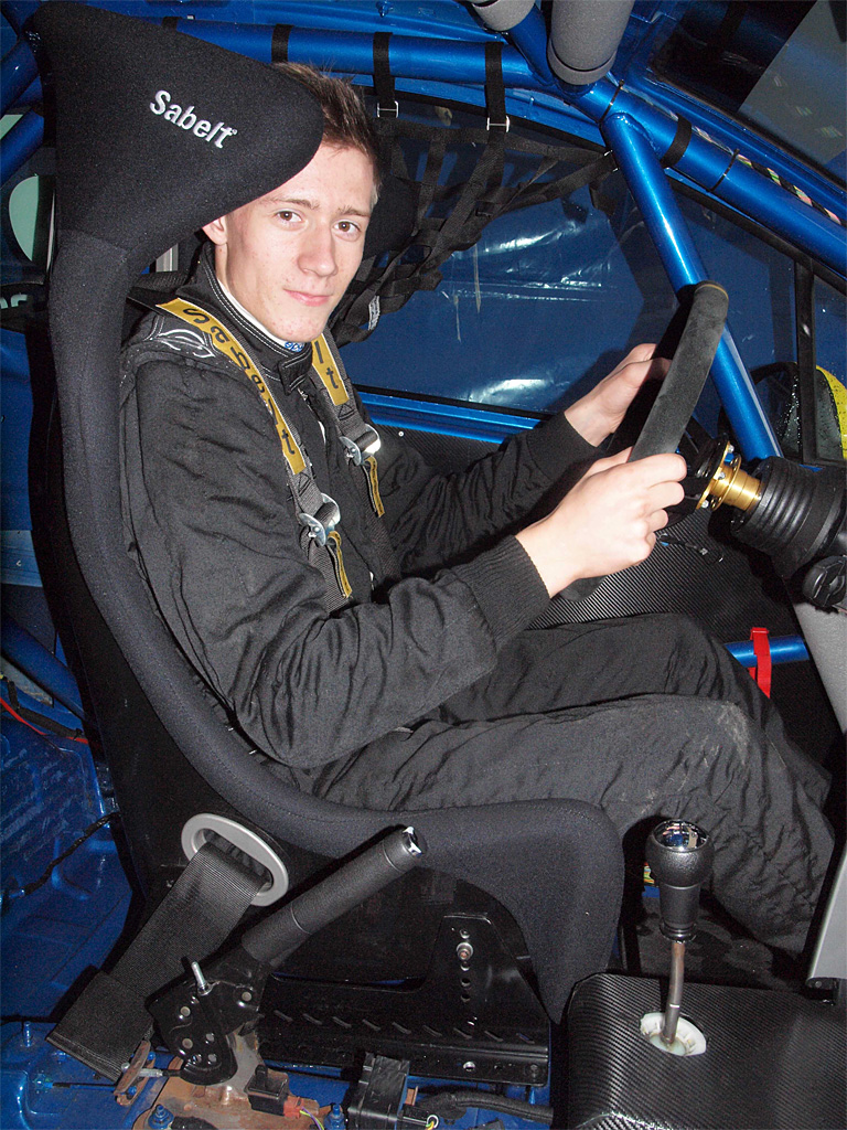 Jonas Lynge har klaret skiftet fra karting til asfaltbane fornemt
(Foto: Åge Keseler Kirketerp)